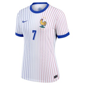 Camisola França Griezmann 7 Mulher 2º Equipamento Euro 2024 Manga Curta